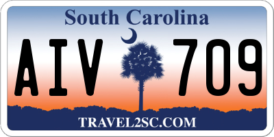 SC license plate AIV709