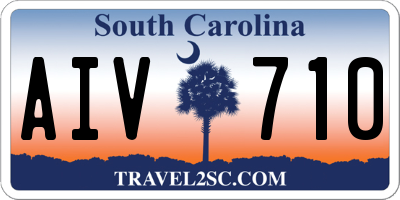 SC license plate AIV710