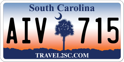 SC license plate AIV715