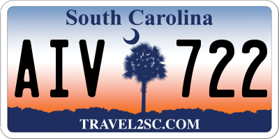 SC license plate AIV722