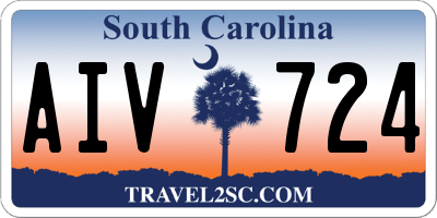 SC license plate AIV724