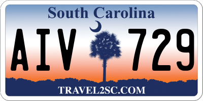 SC license plate AIV729