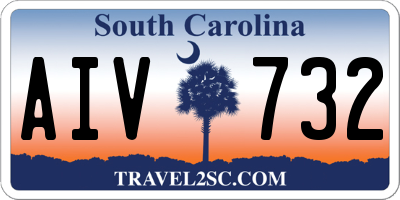 SC license plate AIV732