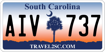 SC license plate AIV737