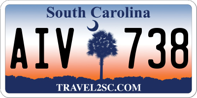 SC license plate AIV738