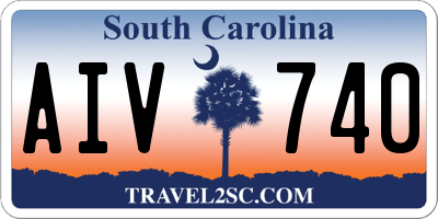 SC license plate AIV740