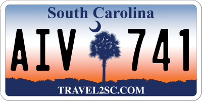 SC license plate AIV741