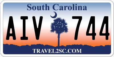 SC license plate AIV744