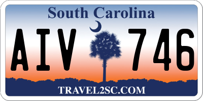 SC license plate AIV746