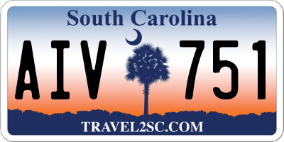 SC license plate AIV751