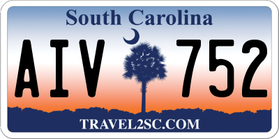 SC license plate AIV752