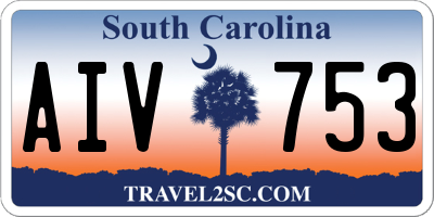 SC license plate AIV753