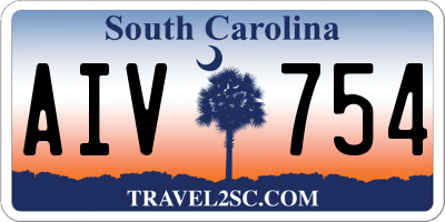 SC license plate AIV754