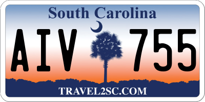 SC license plate AIV755