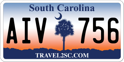 SC license plate AIV756