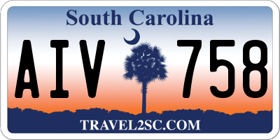 SC license plate AIV758