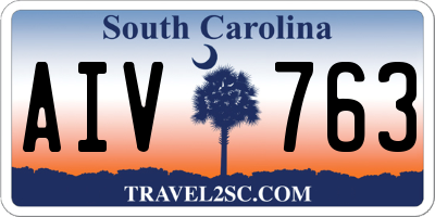 SC license plate AIV763