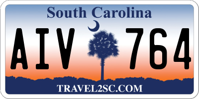 SC license plate AIV764
