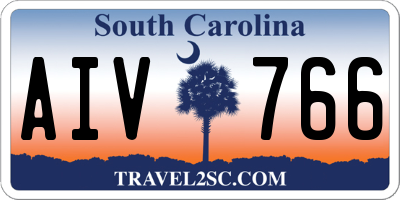 SC license plate AIV766