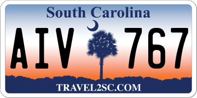 SC license plate AIV767