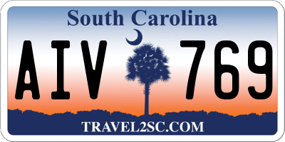 SC license plate AIV769