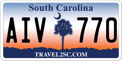 SC license plate AIV770