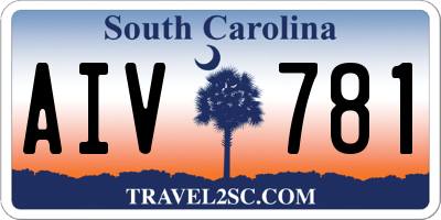 SC license plate AIV781