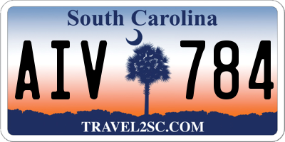 SC license plate AIV784