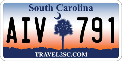 SC license plate AIV791
