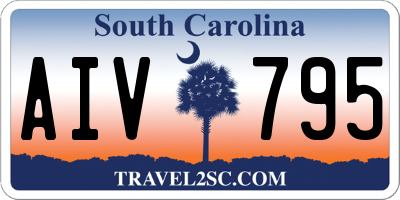 SC license plate AIV795