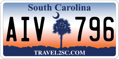 SC license plate AIV796