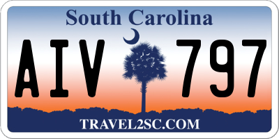 SC license plate AIV797