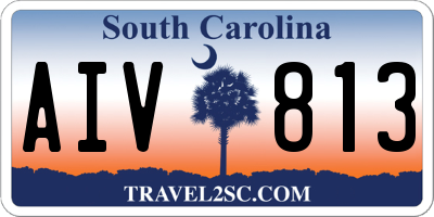 SC license plate AIV813