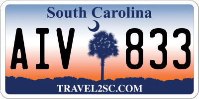 SC license plate AIV833