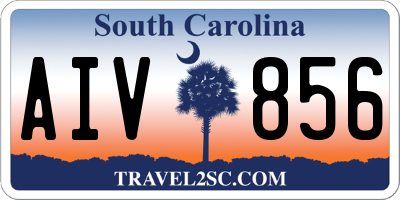 SC license plate AIV856