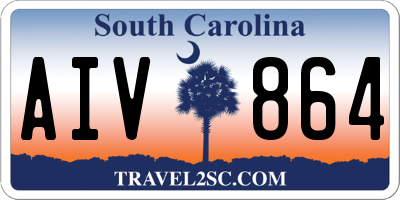 SC license plate AIV864