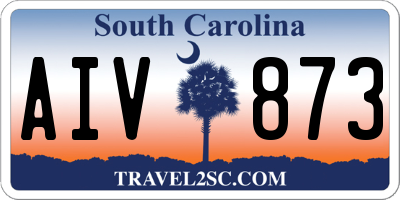SC license plate AIV873