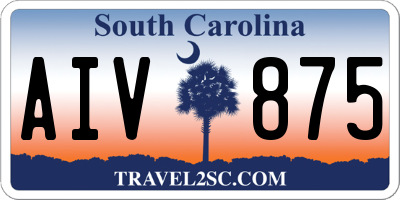 SC license plate AIV875