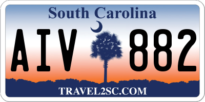 SC license plate AIV882