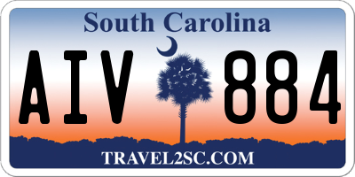 SC license plate AIV884
