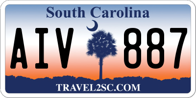 SC license plate AIV887