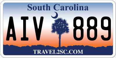 SC license plate AIV889
