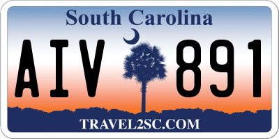SC license plate AIV891