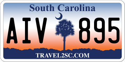 SC license plate AIV895
