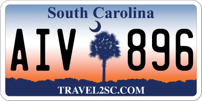 SC license plate AIV896