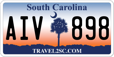 SC license plate AIV898