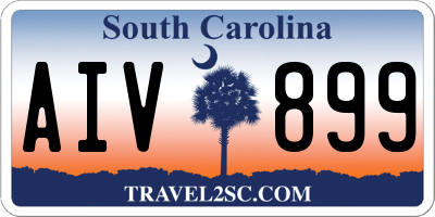 SC license plate AIV899