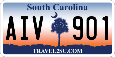 SC license plate AIV901