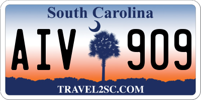 SC license plate AIV909