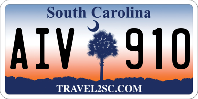 SC license plate AIV910